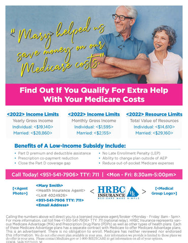 Find Out If You Qualify For Extra Help With Your Medicare Costs - LIS Flyer