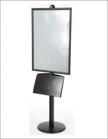 Poster Stand with Tray